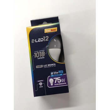 Lâmpada Bulbo E-led12 - 9,5W - Enerbras